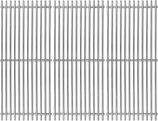SF027C (3-Pack) 17 3/4" Stainless Steel Cooking Grid for Kenmore 148.16156210, 148.1637110; Master Forge 3218LT, 3218LTM, 3218LTN, DG0576CC, E3518-LP, L3218; Perfect Flame SLG2007D