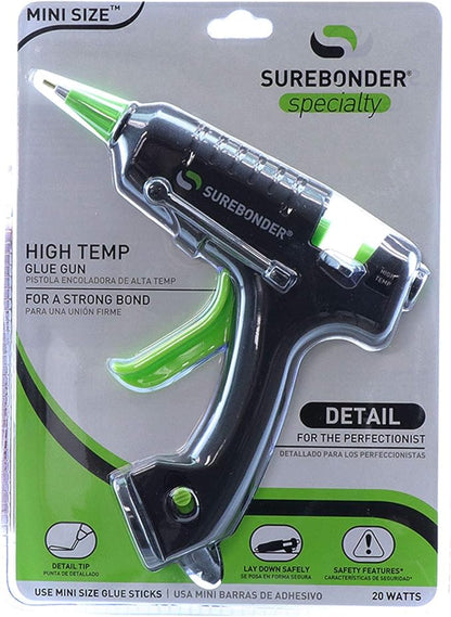 Surebonder H-195F Mini Specialty Series 20 Watt High Temperature Detail Hot Glue Gun