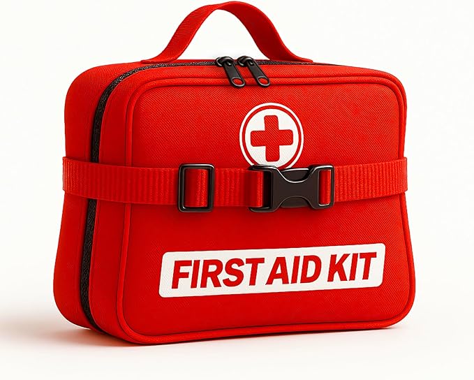 Premium 429-Piece Large Waterproof First Aid Kit with Mini Bag, Organized Emergency Kit with Labeled Compartments for Home, Car, Travel, Camping, Hiking, Outdoor, Sports & Business Use