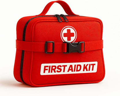 Premium 429-Piece Large Waterproof First Aid Kit with Mini Bag, Organized Emergency Kit with Labeled Compartments for Home, Car, Travel, Camping, Hiking, Outdoor, Sports & Business Use