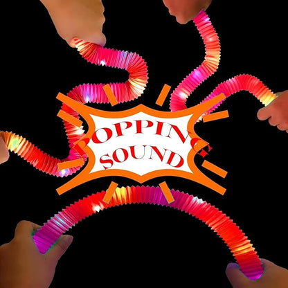 Red 12 Pack Light Up Party Favors Supplies,Bulk Glow Sticks Bracelet,Necklace Accessories for Kids,Birthday Return Gifts Treats,Easter Basket Goodie Bag Stuffer Fillers for Boys Girls