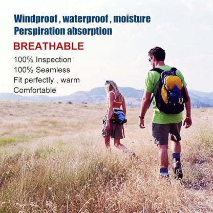 RANDY SUN Waterproof Breathable Socks, [SGS Certified] Unisex Novelty Skiing Trekking Hiking Wading Trail Socks