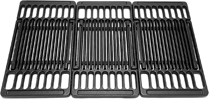 Cast Iron Cooking Grill Grates Replacement Adjustable Universal Extends from 14" to 20" Long, 8" Wide Each Adjust Expandable Cooking Grill Grids (3pack)
