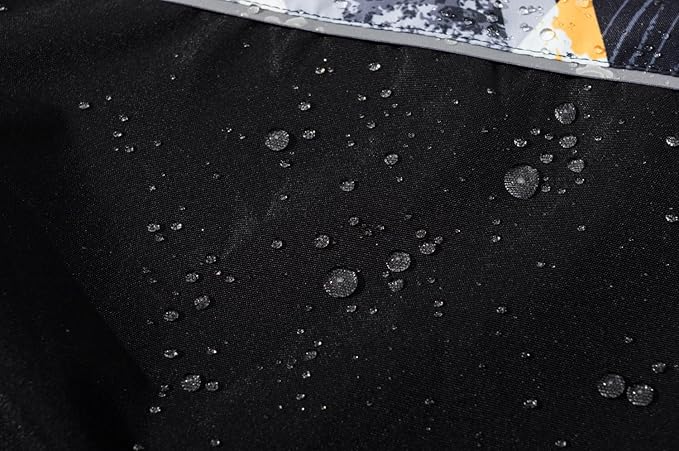 MGEOY Boys Girls Rain Jackets Lightweight Waterproof Hooded Raincoats Windbreakers for Kids 4-14Y