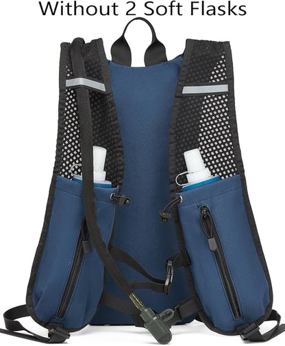 ATBP Insulated Hydration Pack Hiking Water Backpack Running Vest with 3L TPU Bladder Bag for Marathon Cycling Men