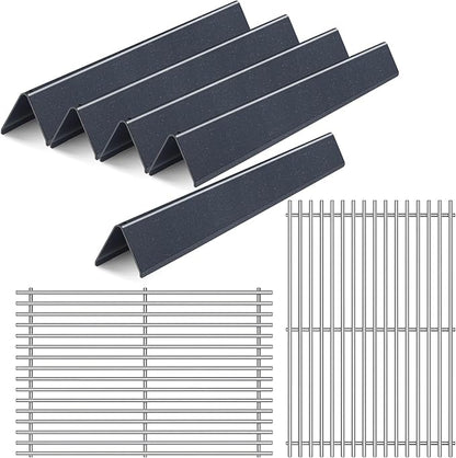 7536 7525 Grill Grates Replacement for Weber Spirit Grill Parts E-310, E-320, 300 Series, Weber Genesis Grill Silver B/C, Gold B/C, Platinum B/C, Spirit 700 and 900, 17.4” Flavorizer Bars Grid