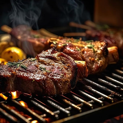 J&HYBBQ 4Pcs Stainless Steel Grill Grate 19 1/4 x 7.5 Inch, 7mm Rod BBQ Grill Grate Compatible with Bull Angus, Brahma, Outlaw, Steer Premium, Lonestar Select, 7 Burner Premium, Lion Premium