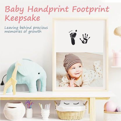 Inkless Baby Hand and Footprint Kit,Clean Touch Ink Pad for Baby Footprint Kit,No Mess Dog Paw Print Kit,DIY Footprint Ink for Baby Keepsake Gifts for Boys and Girls