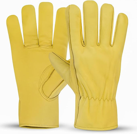 Riparo Winter Gloves for Men, Leather Winter Gloves for Cold Weather, Snow Gloves for Motorcycle Driving Hiking Outdoor