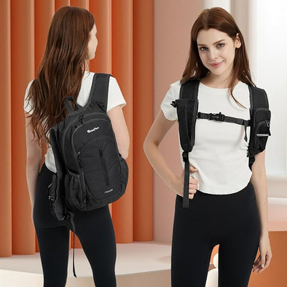Seektop Small Hiking Backpack 12L to 15L Expandable Travel Packable Waterproof Daypack Lightweight Hiking Bag for Women Men