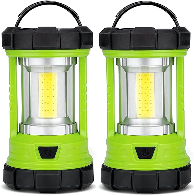Camping Lantern 3000LM, LED Lanterns for Power Outages with 4400mAh Phone Charger, Impact-Resistant Rechargeable Lantern, 5 Light Modes Waterproof Lantern for Hurricane Emergency
