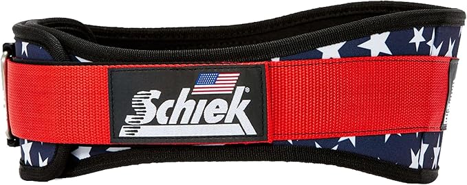 Schiek Sports Model 2004 Nylon 4 3/4" Weight Lifting Belt - Black