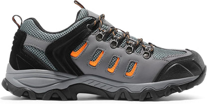 NORTIV 8 Men's Waterproof Hiking Shoes Leather Low-Top Hiking Shoes for Outdoor Trailing Trekking Camping Walking Quest