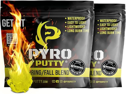 Phone Skope Pyro Putty: Waterproof Survival Fire Starter for Emergency Preparedness, Fire Starters for Campfires - Survival Gear and Supplies