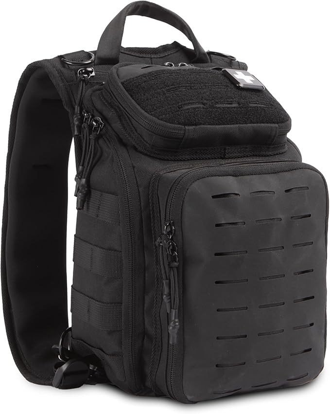 My Medic Recon PRO - HSA FSA First Aid Kit - 250+ First Aid and Survival Essentials, Supplies, & Must Have IFAK for Home, Car, Office or Business - Black