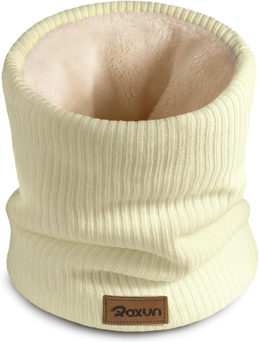 Winter Neck Gaiter, Neck Warmer Cover Ski Gaiters for Men/Women Fleece Thick Elegant Stylish