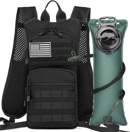 ATBP Insulated Hydration Pack Hiking Water Backpack Running Vest with 3L TPU Bladder Bag for Marathon Cycling Men