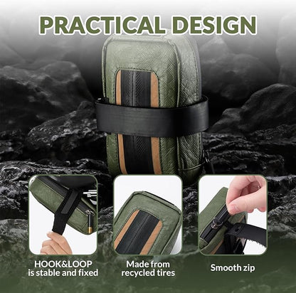 ROCKBROS Bike Saddle Bag -Lightweight and Portable Under Seat Bag for Mountain Road Bikes