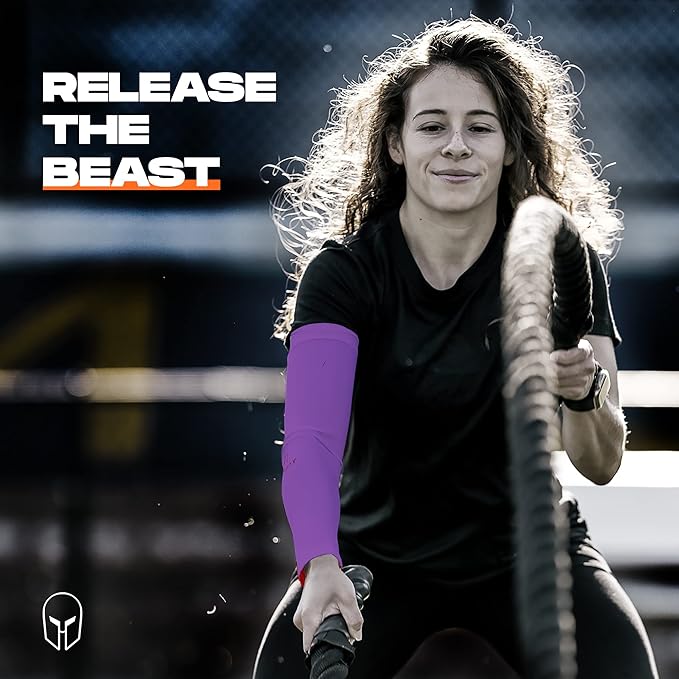 ARMORAY Arm Sleeves for Men or Women - Tattoo Cover Up - Cooling Sports Sleeve for Basketball Golf Football