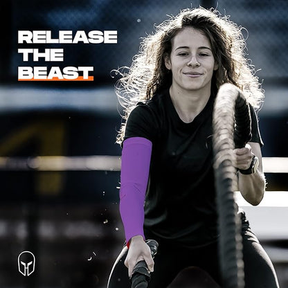 ARMORAY Arm Sleeves for Men or Women - Tattoo Cover Up - Cooling Sports Sleeve for Basketball Golf Football