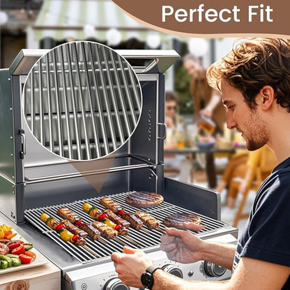 SF312C (3-Pack) 18 3/4" Stainless Steel Grates Replacement for BBQ Pro BQ05041-28, BQ51009 and Charbroil 463210310, 463210511, 463211511, 463211512, 463211513, 463211514