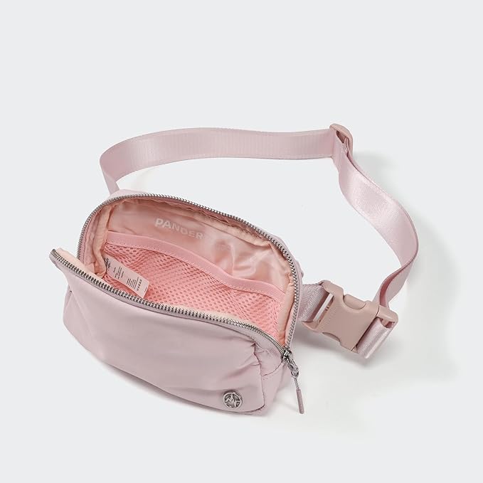 Pander Unisex Belt Bag Fanny Pack for Women with Adjustable Strap, Small Waist Pouch for Workout Running Traveling Hiking