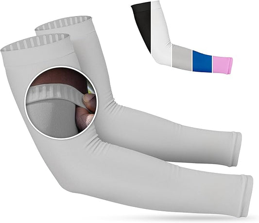 SportsTrail Cooling Arm Sleeves for Men & Women – Breathable, UV Sun Protection, Sports Arm Sleeves for Women, Men & Youth