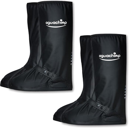 Waterproof Shoe Covers - Unisex Rain & Snow Boot Covers, Reusable Cycling & Gardening Overshoes