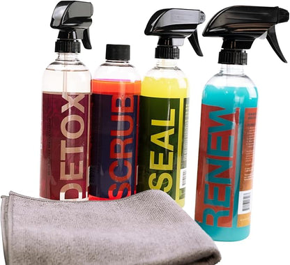 SILCA Bike SPA Collection | liquid performance 4 part cycle wash | Degreaser, Wash, Graphene infused wax, and SiO2 ceramic waterless bike wash | biodegradable | bicycle cleaner degreaser collection