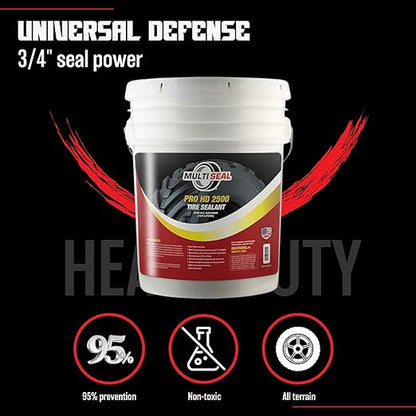 PRO HD 2500 - Our Workhorse Industrial Grade Tire Sealant Designed for Heavy Industrial and Agricultural Use, 5-Gallon Pail
