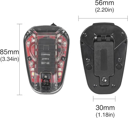 NOBUHIRO Tactical Helmet Signal Light Optional 4 Modes with Visible LED + IR Constant-on/Strobe, Waterproof Ladybird Survival Identification Lamp for Outdoor Sports