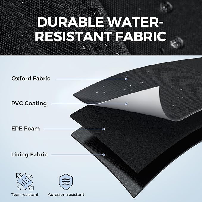 KastKing KarryAll KastMate Fishing Tackle Backpack,Water-Resistant Tackle Bag With 2 Rod Holders,Fishing Gear and Equipment With Large Gear Storage,Black