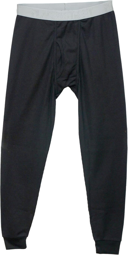 Thermal Underwear Pants for Men Long Johns Cotton Blend Base Layer Waffle Knit Bottoms Classic Cold Weather