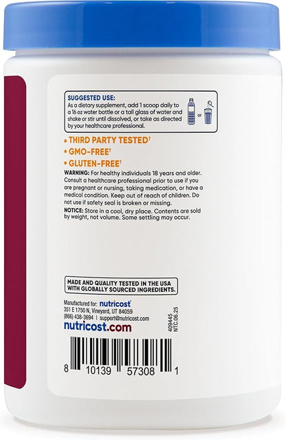 Nutricost Electrolyte Complex Powder (60 Servings, Grape) - Hydration Supplement Drink Mix with Vitamins and Minerals