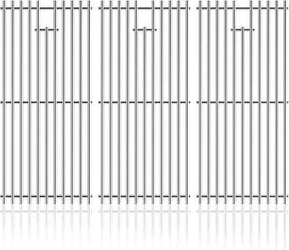 17’’ Stainless Steel Cooking Grates for Charbroil Commercial Infrared 463355220 463242516 463242515 463243016, Cooking Grids for Weber Spirit E/S-310, 320, 330, G466-0025-W1A Replacement Parts