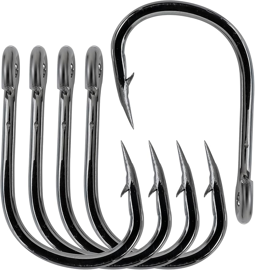 BLUEWING Stainless Steel Live Bait Hooks 10pcs/20pcs Ultra Sharp & Durable for Saltwater & Freshwater Fishing