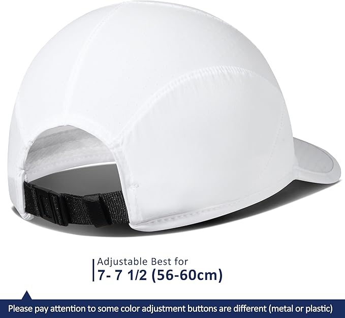 GADIEMKENSD Stretch Running Hat with Soft Brim, Quick Dry, Unstructured, Unisex-Adult