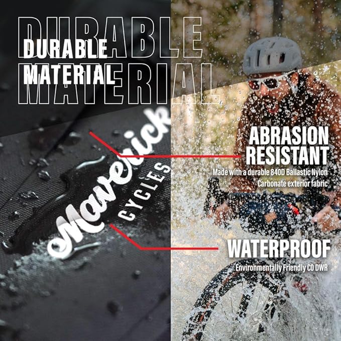 Bike Venture Frame Bag Triangle Bag (Black)