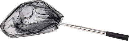 RESTCLOUD Fishing Landing Net with Telescoping Pole Handle, Fishing net Freshwater for Kids Men Women, Extend to 40-63 Inches