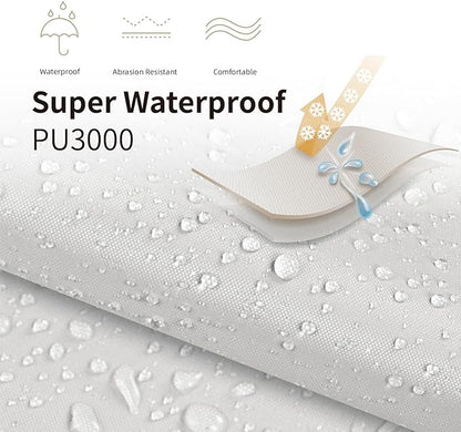 longsinger Hooded Rain Poncho for Adult with Pocket Waterproof Lightweight Unisex Raincoat for Hiking Camping Emergency