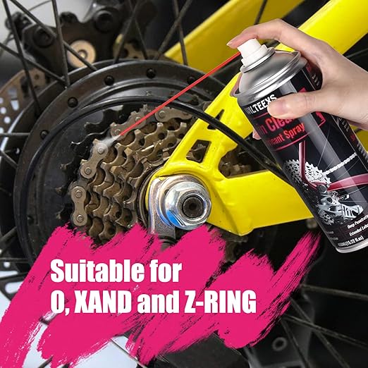WILTEEXS Chain Cleaner and Lubricant Spray, Chain Lube Bicycle Chain Degreaser, 450ml, All-Weather Maintenance, Deep Penetration Formula, 2 Pack