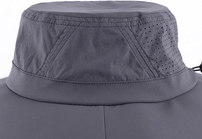 Home Prefer UPF 50+ Sun Hats for Men Women Foldable Wide Brim Fishing Hat Quick Dry Summer Outdoor Garden Safari Bucket Hat