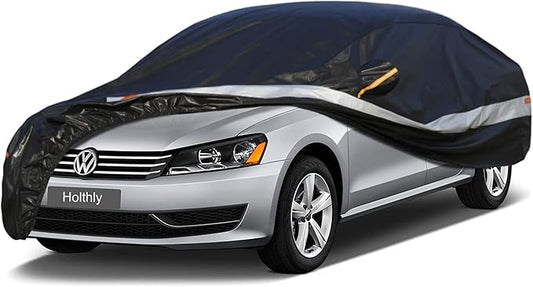 Sedan Car Cover Custom Fit Volkswagen/VW Passat 1994-2025, 100% Waterproof Breathable Outdoor Car Covers, Sun Rain Dust Snow Protection.