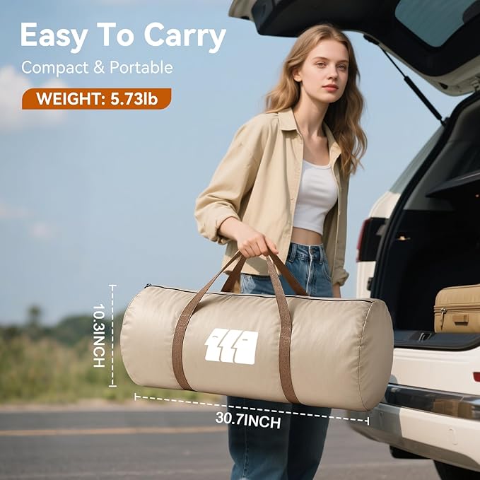 Sleeping Pad for Camping,3.14" Thick Memory Foam Self Inflating Mattress with Pillow and Built-in Electric Pump,4-Season Adult for Travel/Tent/Car