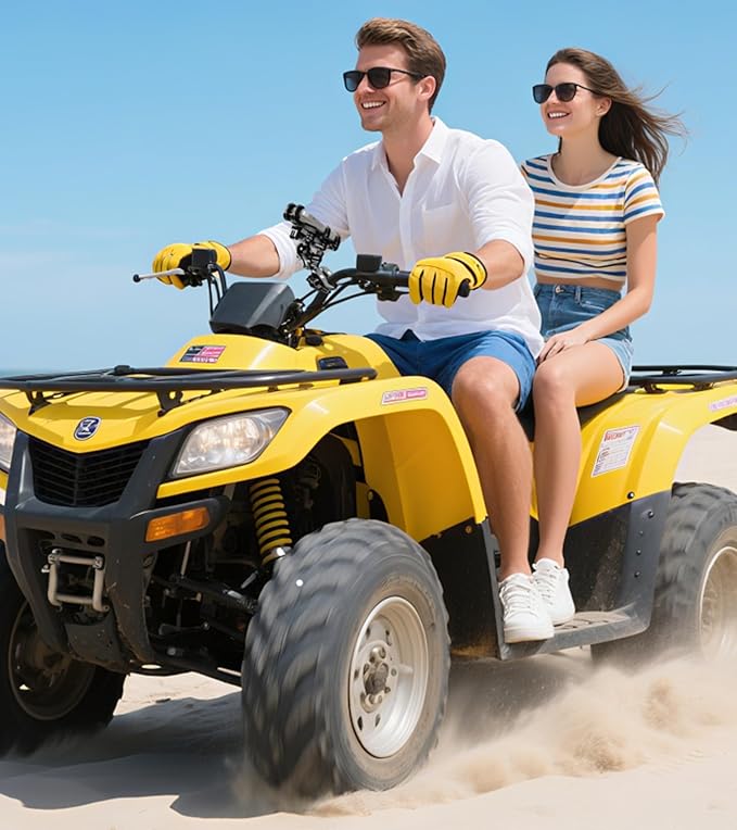 BRCOVAN Motorcycle Phone Mount Holder with Vibration Dampener, Anti-Shake Cellphone Clamp Fit Handlebars 0.5'' to 1.5'' in Diameter for Bike Bicycle Scooter ATV, Adjustable Fit 5.4-6.9'' Smartphones