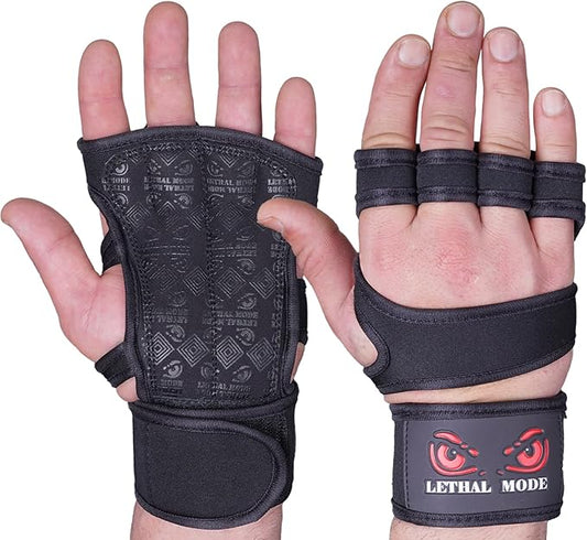 Workout Gloves for Men & Women – Fingerless Weight Lifting Gloves with Wrist Support for Gym, Crossfit, and Exercise – Durable Grip for Weightlifting, Cycling & Training