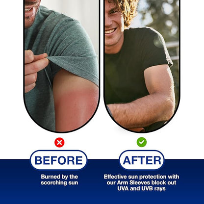 ARMORAY Arm Sleeves for Men or Women - Tattoo Cover Up - Cooling Sports Sleeve for Basketball Golf Football