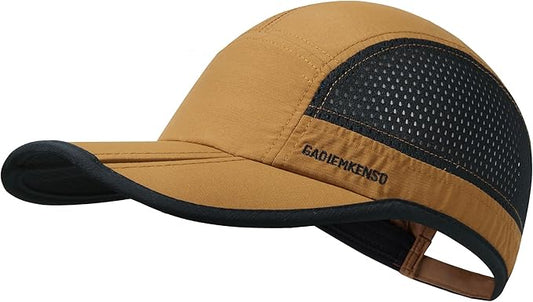 GADIEMKENSD Mens Folding Outdoor Hat Long Brim UPF 50+ Sun Protection