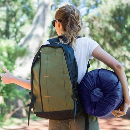 Camping Sleeping Bag 3 Seasons Warm & Cool Weather, Lightweight, Waterproof, Portable Backpacking for Adults & Kids - Camping Essentials Gear Accessories Hiking Travel