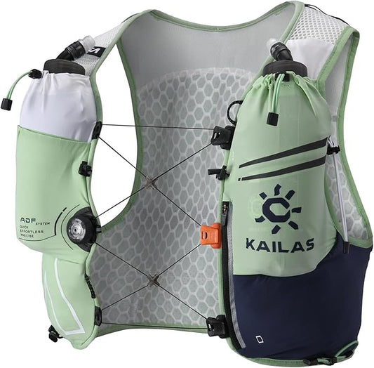 KAILAS FUGA AIR 8 Ⅳ Running Hydration Vest Hydration Pack Lightweight with Two TPU Water Bladders for Women Men Trail Cycling Hiking